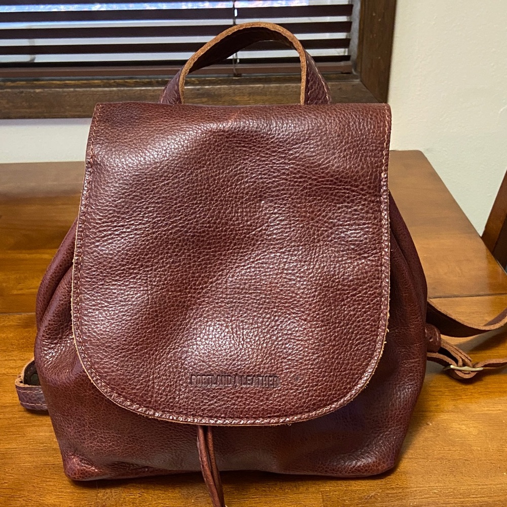 Brown Portland Leather Backpack